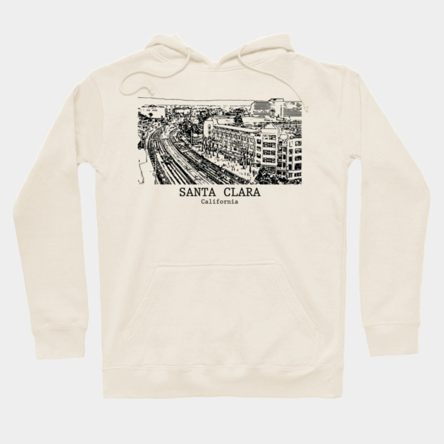 Santa Clara - California Hoodie by Lakeric