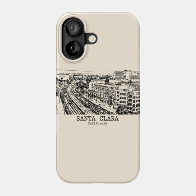 Santa Clara - California Phone Case by Lakeric