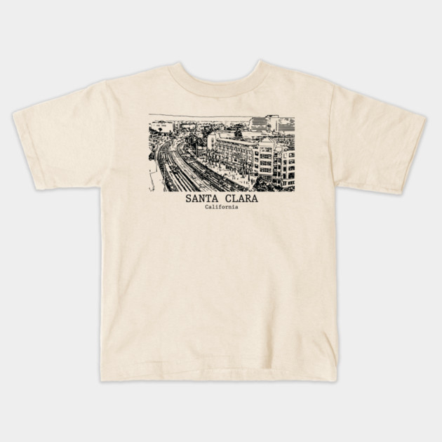 Santa Clara - California Kids T-Shirt by Lakeric