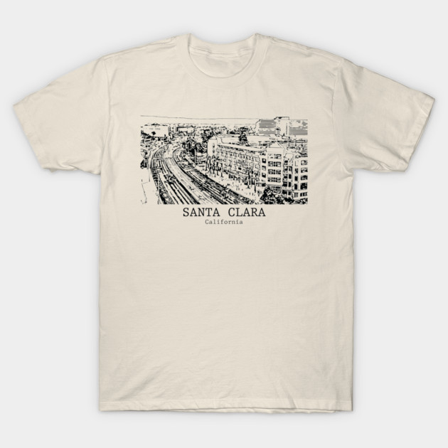 Santa Clara - California T-Shirt by Lakeric