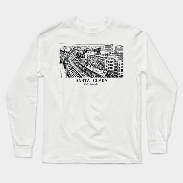 Santa Clara - California Long Sleeve T-Shirt by Lakeric