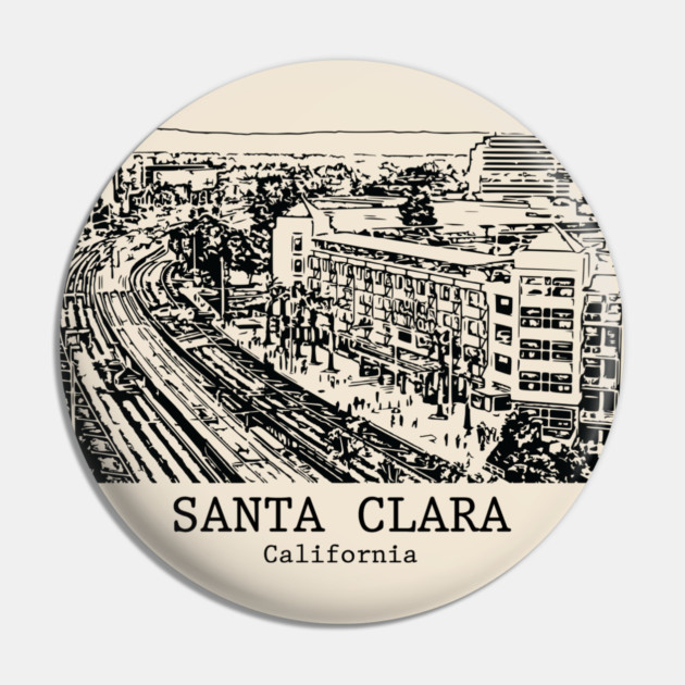 Santa Clara - California Pin by Lakeric