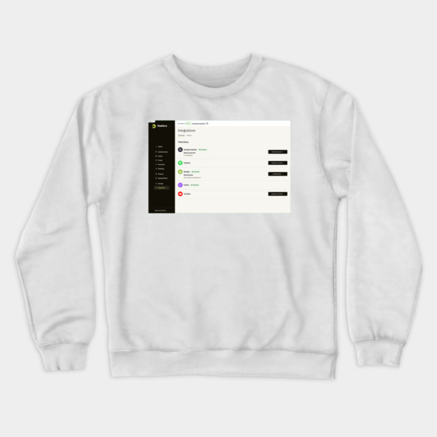 shopify connected Crewneck Sweatshirt by drewreynoldssss