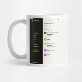shopify connected Mug