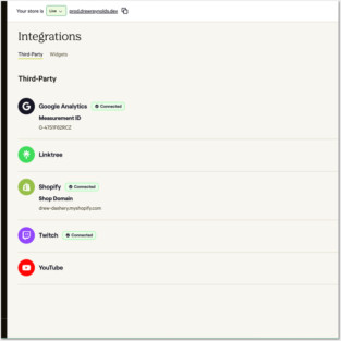 shopify connected Posters and Art