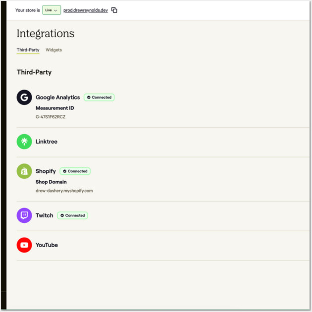 shopify connected Wall Art by drewreynoldssss