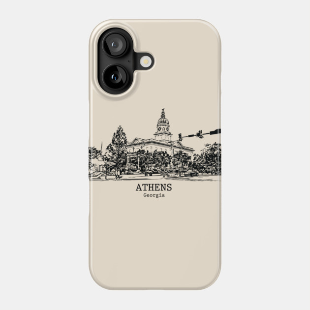 Athens - Georgia Phone Case by Lakeric