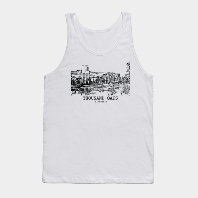 Thousand Oaks - California Tank Top by Lakeric