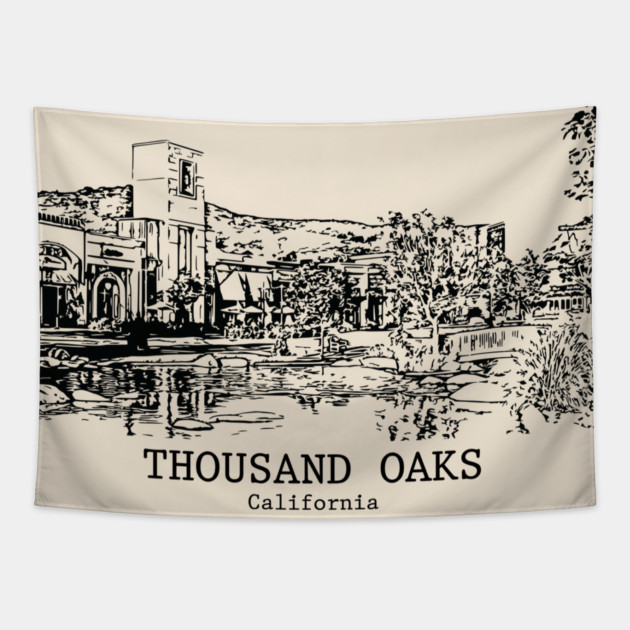 Thousand Oaks - California Tapestry by Lakeric