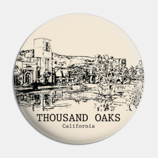 Thousand Oaks - California Pin