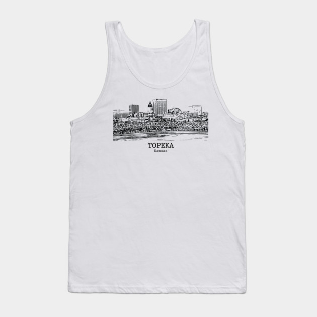 Topeka - Kansas Tank Top by Lakeric