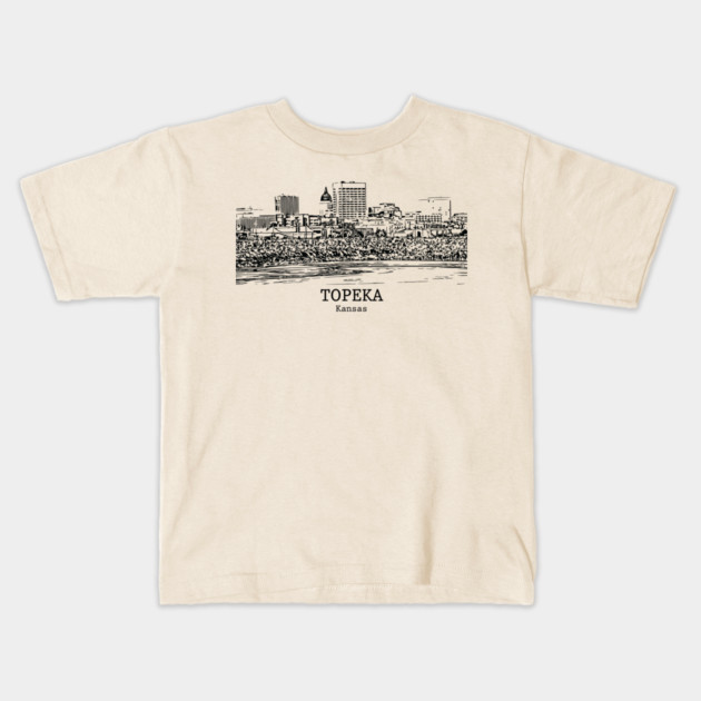 Topeka - Kansas Kids T-Shirt by Lakeric