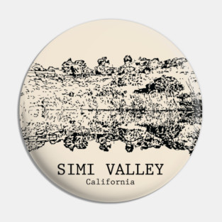Simi Valley - California Pin