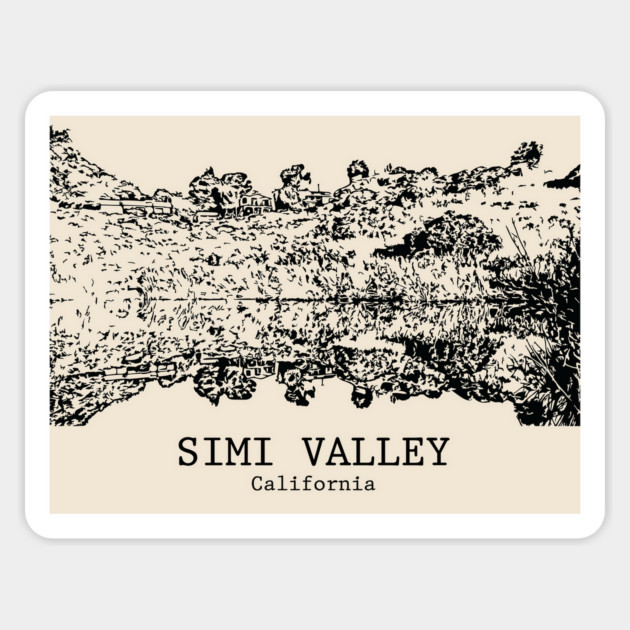 Simi Valley - California Magnet by Lakeric