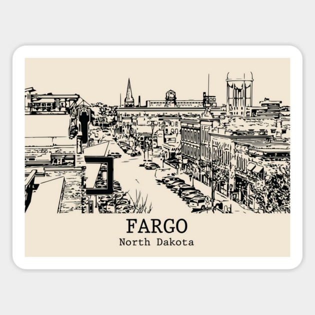 Fargo - North Dakota Magnet by Lakeric