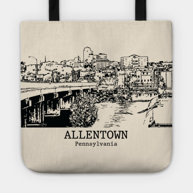 Allentown - Pennsylvania Tote by Lakeric
