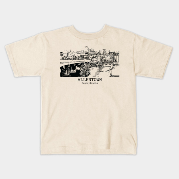 Allentown - Pennsylvania Kids T-Shirt by Lakeric