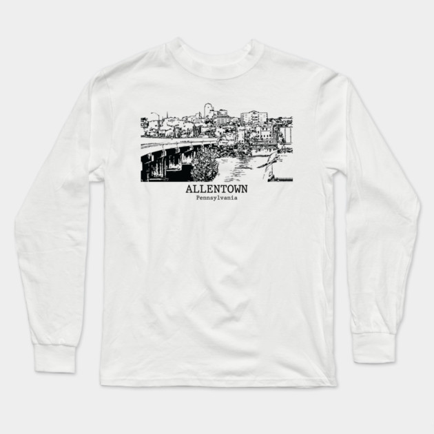 Allentown - Pennsylvania Long Sleeve T-Shirt by Lakeric