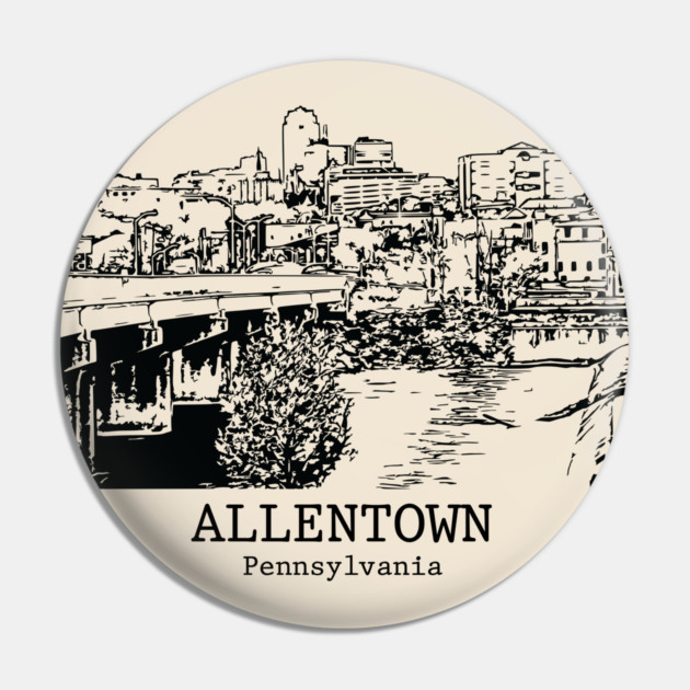 Allentown - Pennsylvania Pin by Lakeric