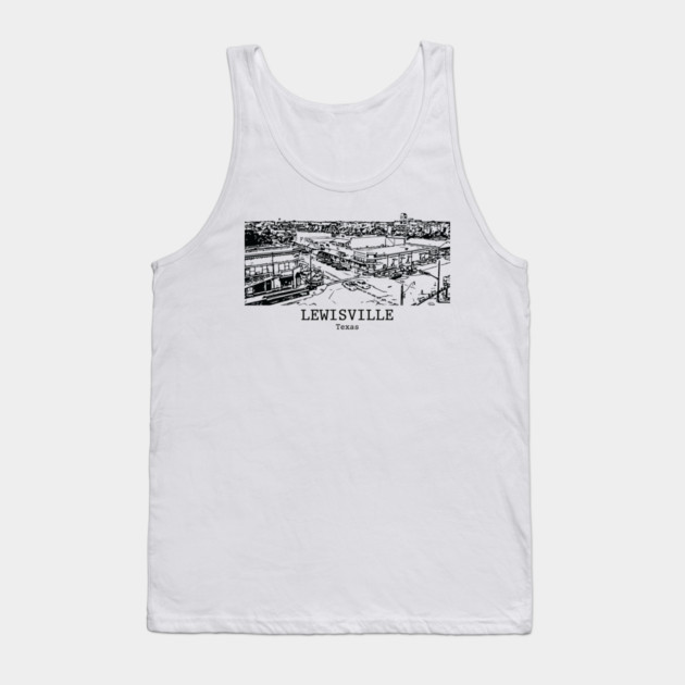 Lewisville - Texas Tank Top by Lakeric