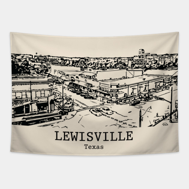Lewisville - Texas Tapestry by Lakeric
