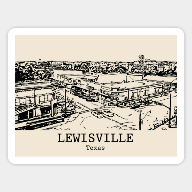 Lewisville - Texas Magnet by Lakeric