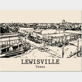 Lewisville - Texas Posters and Art