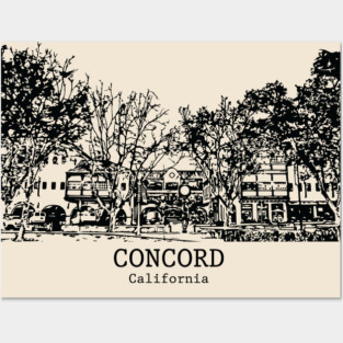 Concord - California Posters and Art