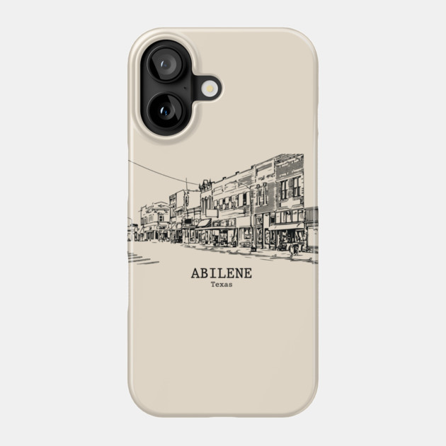 Abilene - Texas Phone Case by Lakeric