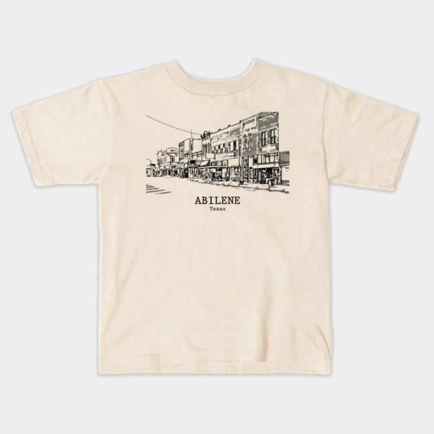 Abilene - Texas Kids T-Shirt by Lakeric