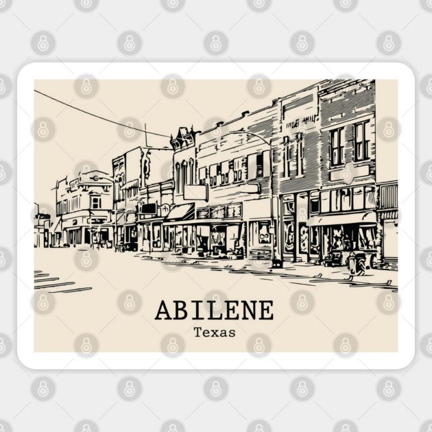 Abilene - Texas Sticker by Lakeric