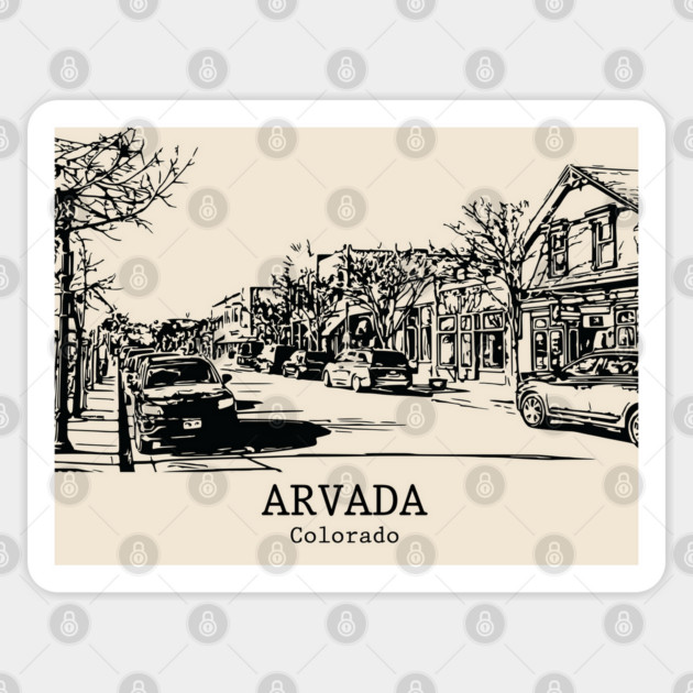 Arvada - Colorado Sticker by Lakeric