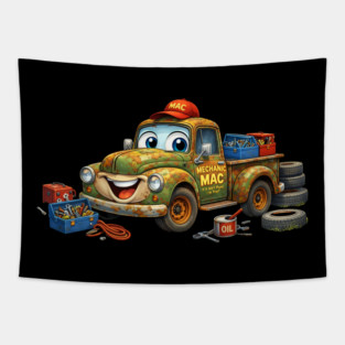 Mechanic Mac Tapestry