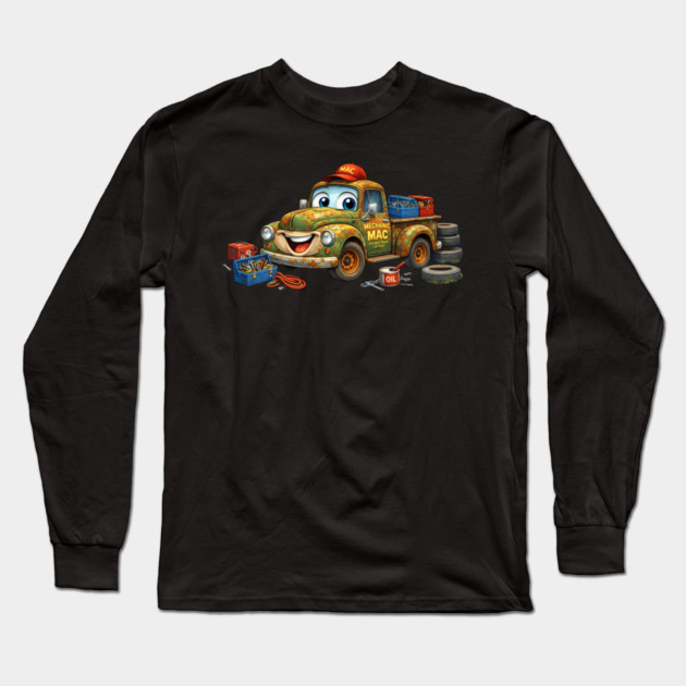 Mechanic Mac Long Sleeve T-Shirt by CrazyGirl