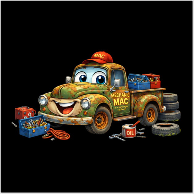 Mechanic Mac Wall Art by CrazyGirl
