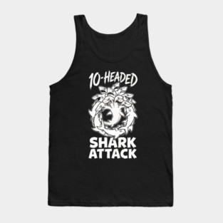10-Headed Shark Attack Tank Top