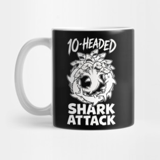 10-Headed Shark Attack Mug