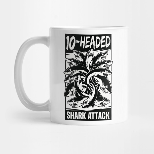10-Headed Shark Attack by DrollDrifters