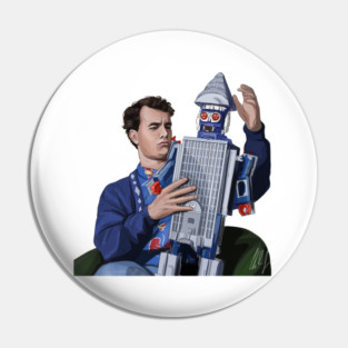 BIG: Skyscraper Robot Toy Pin