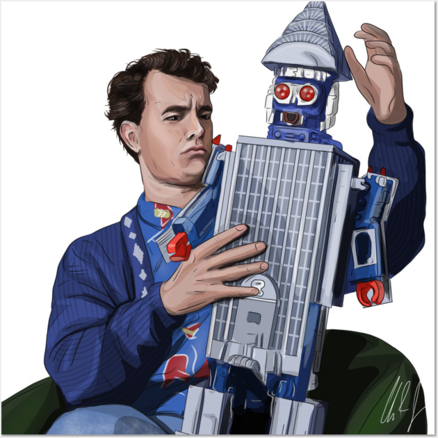 BIG: Skyscraper Robot Toy Wall Art by 51Deesigns