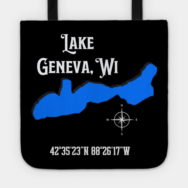 Lake Geneva location Tote by CrazyGirl