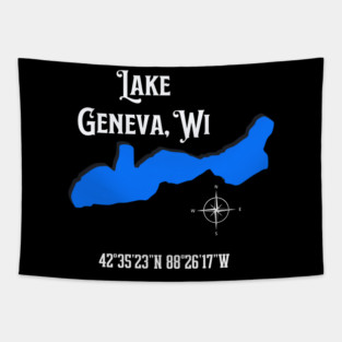 Lake Geneva location Tapestry