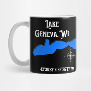 Lake Geneva location Mug
