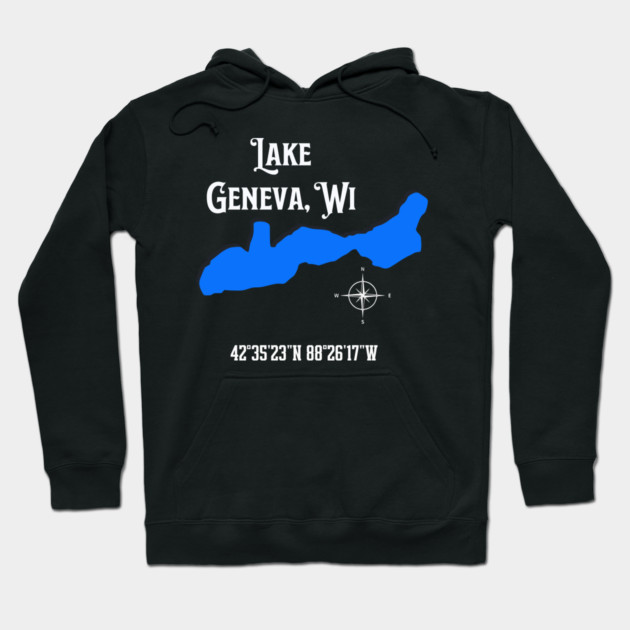 Lake Geneva location Hoodie by CrazyGirl