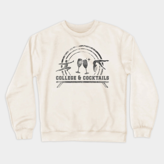 College & Cocktails Bright Crewneck Sweatshirt by GymCastic