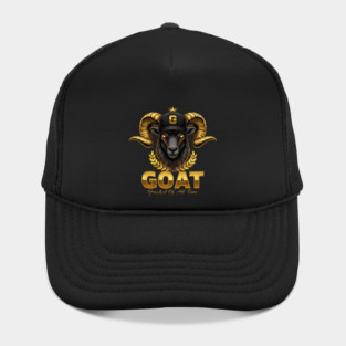 GOAT - Greatest of all Time - Black and Gold Hat