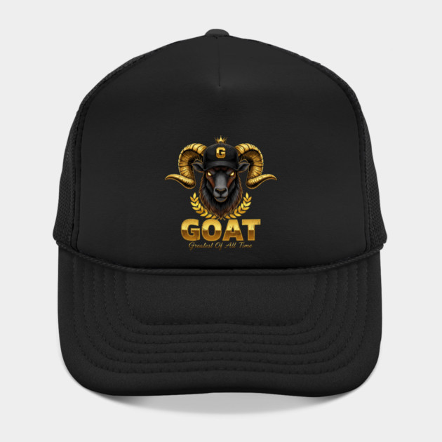 GOAT - Greatest of all Time - Black and Gold by UrbanLifeApparel