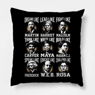 Legends of Black History Pillow