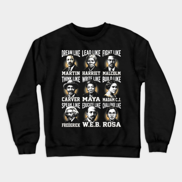 Legends of Black History Crewneck Sweatshirt by UrbanLifeApparel