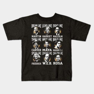 Legends of Black History Kids T-Shirt